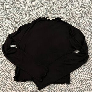 Black Long Sleeve Top